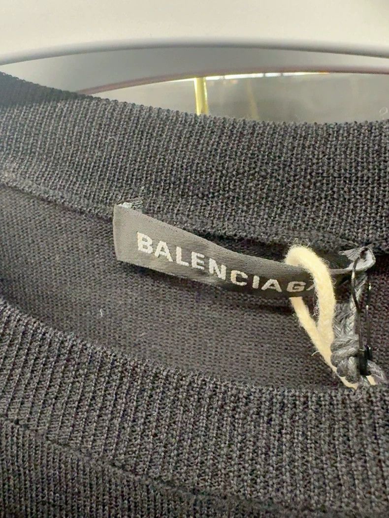 Balenciaga Balenciaga Black Sweater - dmc Size US M / EU 48-50 / 2 - 2 Thumbnail