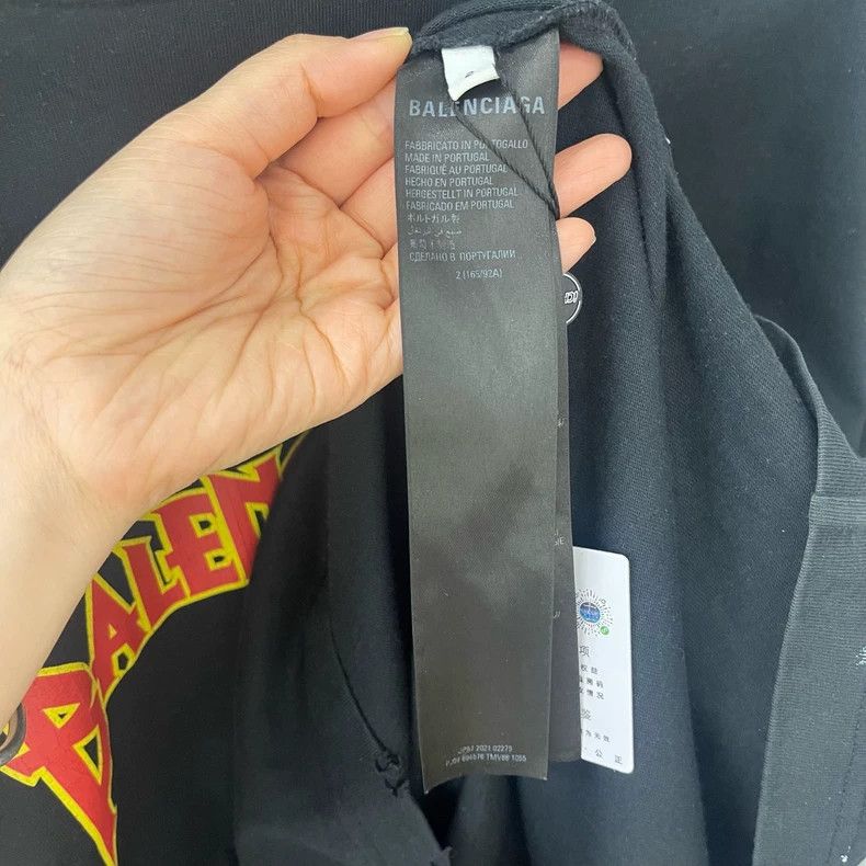 Balenciaga Balenciaga Flame Logo Print Tee - dmc Size US XS / EU 42 / 0 - 4 Thumbnail