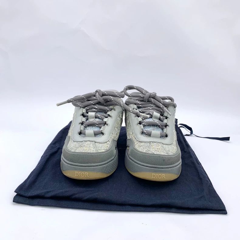 Dior Dior Limited Logo Gray Platform Sneakers - dmc Size US 6 / EU 39 - 8 Thumbnail