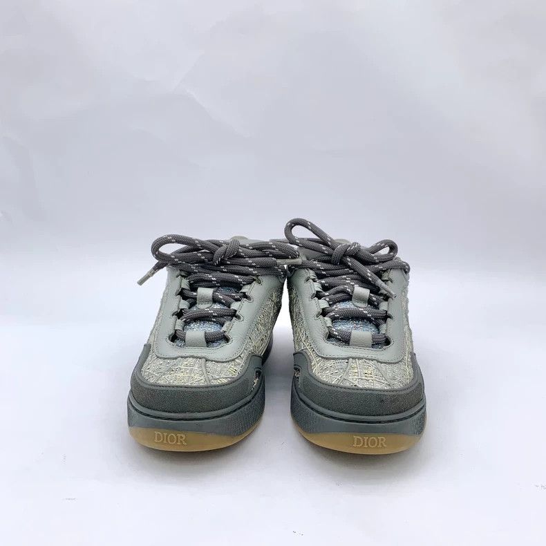 Dior Dior Limited Logo Gray Platform Sneakers - dmc Size US 6 / EU 39 - 3 Thumbnail