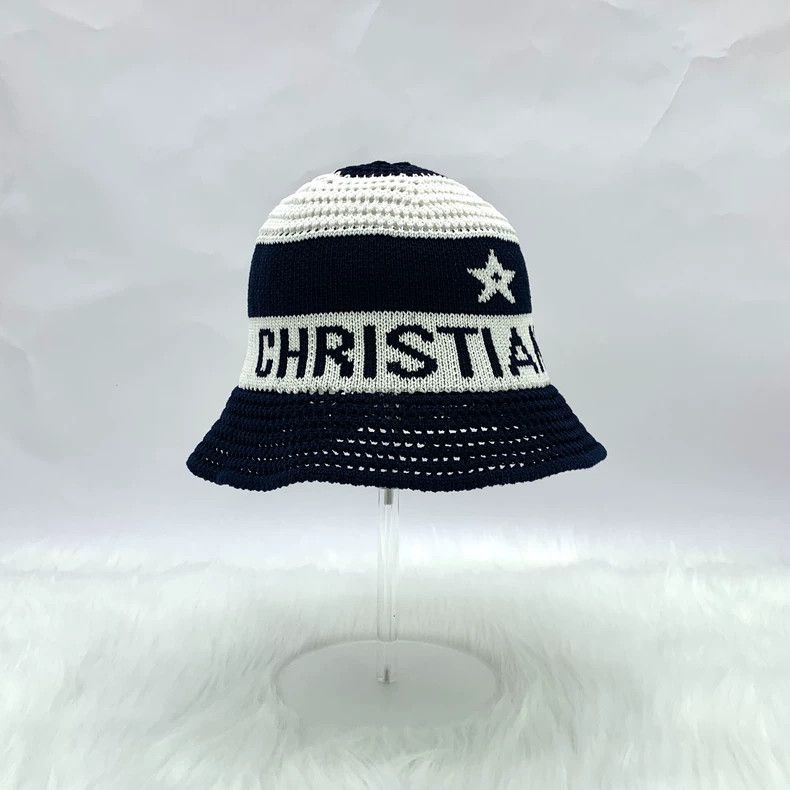Dior Dior Colorblock Star Logo Cotton Bucket Hat - dmc Size ONE SIZE - 4 Thumbnail