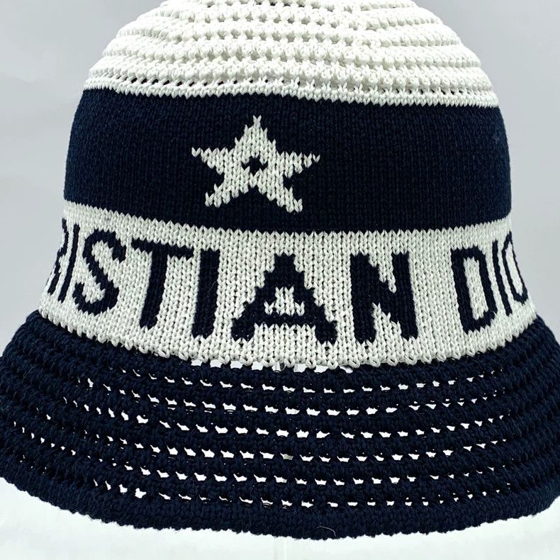 Dior Dior Colorblock Star Logo Cotton Bucket Hat - dmc Size ONE SIZE - 7 Thumbnail