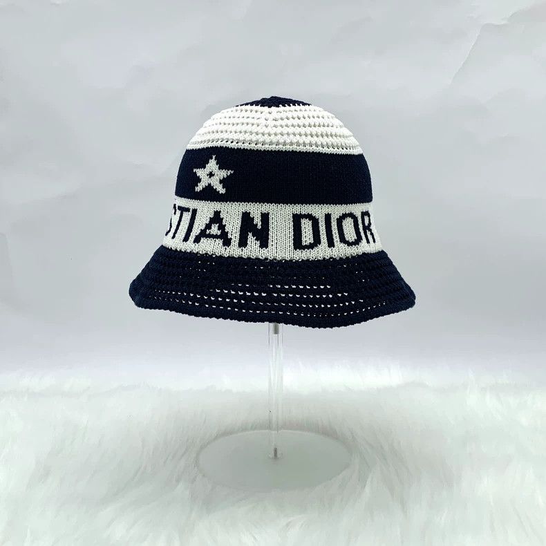 Dior Dior Colorblock Star Logo Cotton Bucket Hat - dmc Size ONE SIZE - 3 Thumbnail
