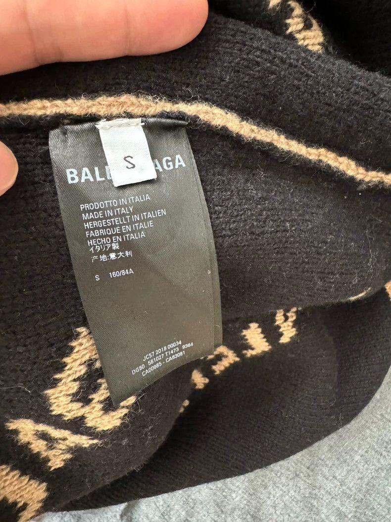 Balenciaga Balenciaga Oversized Logo Sweater S - dmc Size US S / EU 44-46 / 1 - 4 Thumbnail