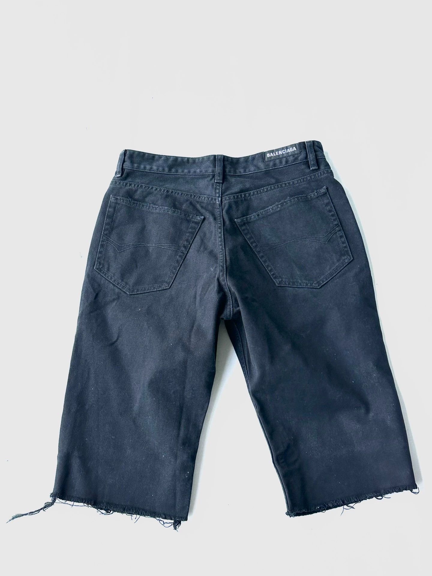 Balenciaga Balenciaga Fringe Denim Shorts - dmc Size US 34 / EU 50 - 5 Thumbnail