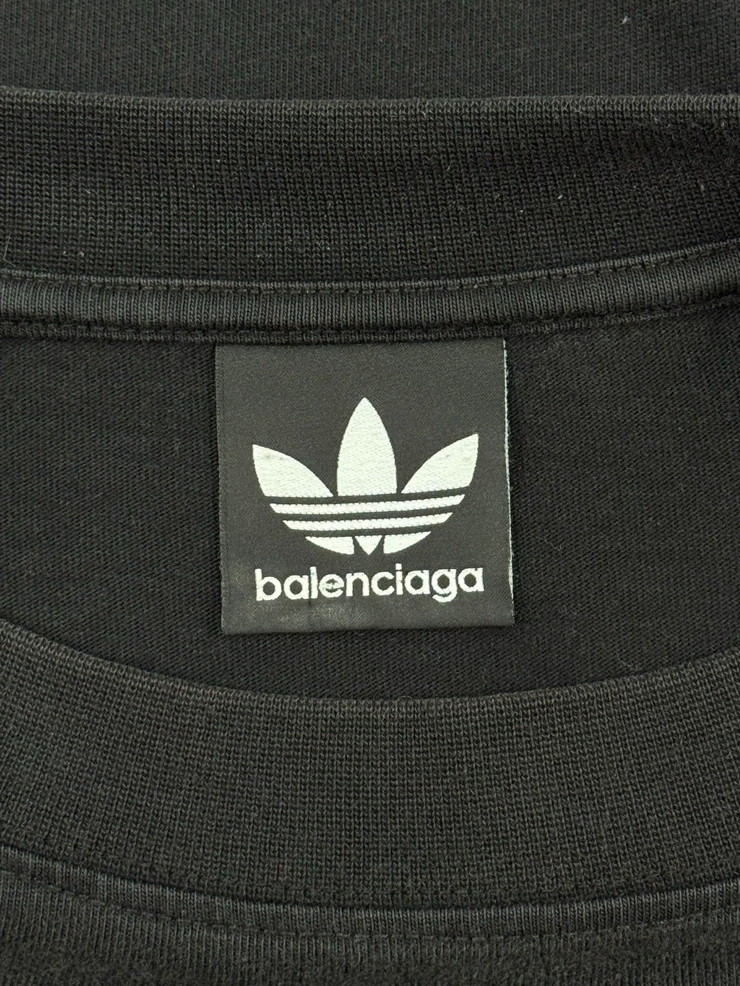 Balenciaga Balenciaga Adidas Black Red Short Sleeve - dmc Size US M / EU 48-50 / 2 - 7 Thumbnail