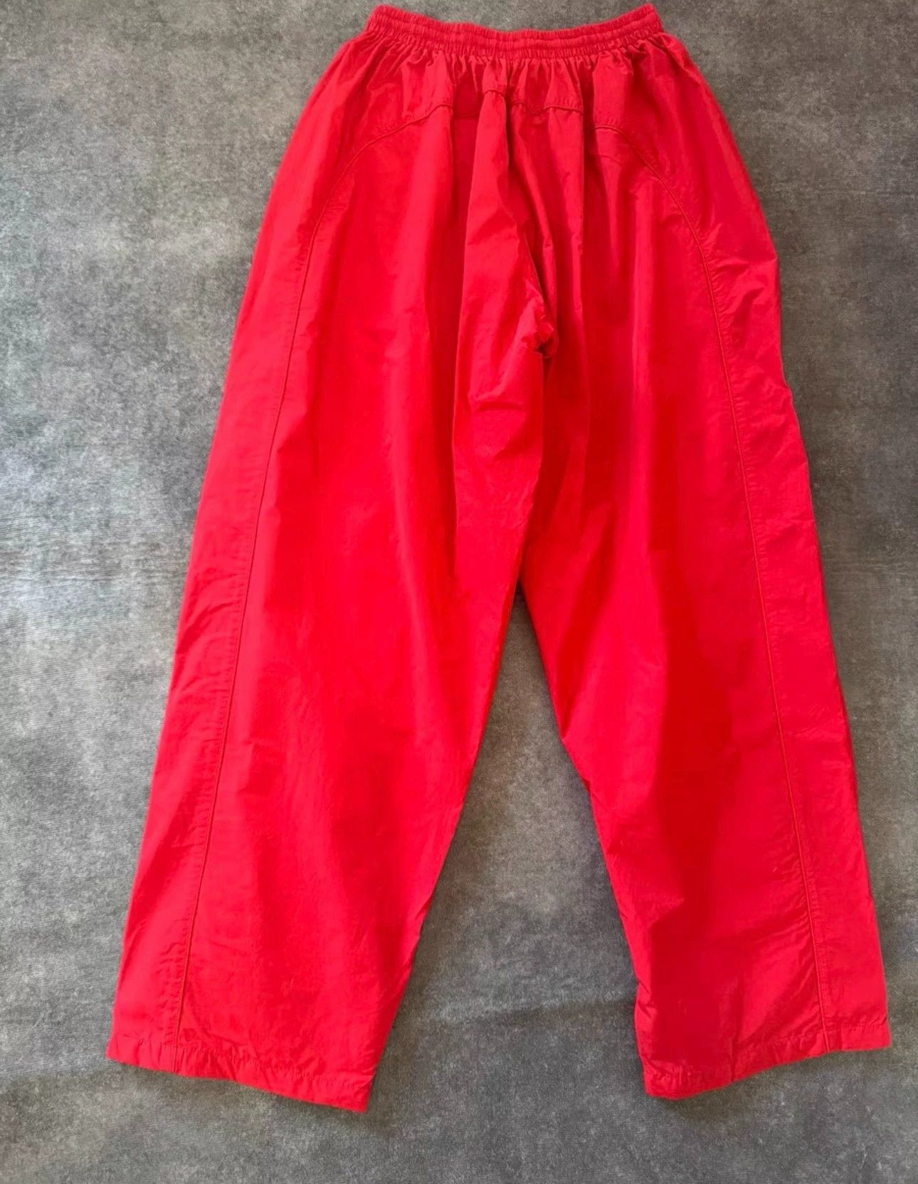Balenciaga Balenciaga Soccer collaboration red nylon sweatpants - dmc Size US 34 / EU 50 - 2 Thumbnail