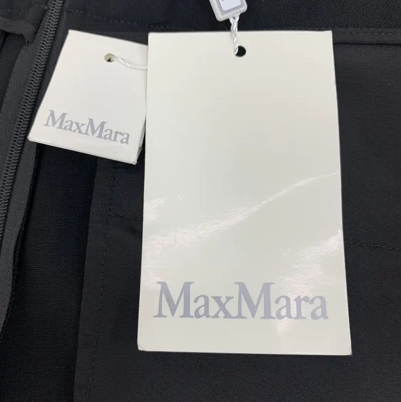 Max Mara MaxMara Black Casual Pants for Women 0089 Size 23" - 7 Thumbnail