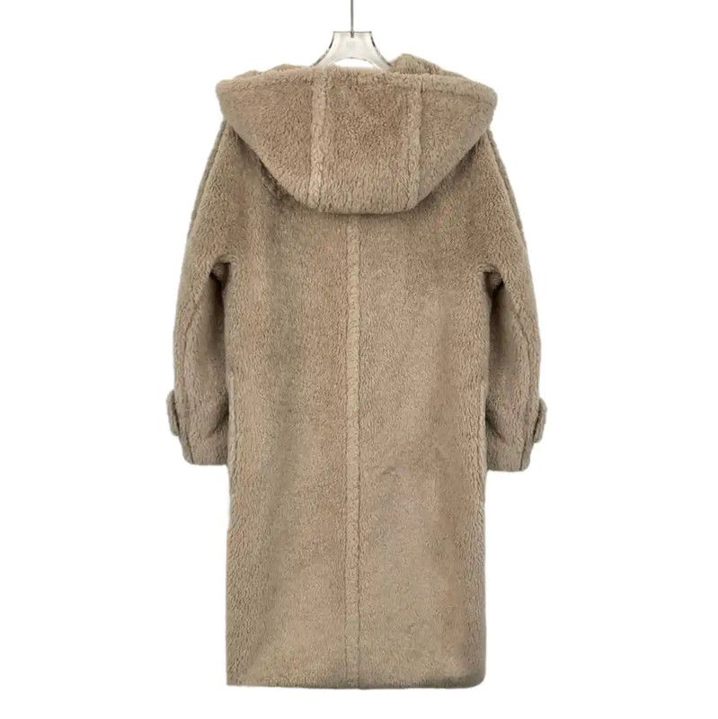 Max Mara MaxMara Brown Wool Women's Coat 0089 Size M / US 6-8 / IT 42-44 - 2 Thumbnail