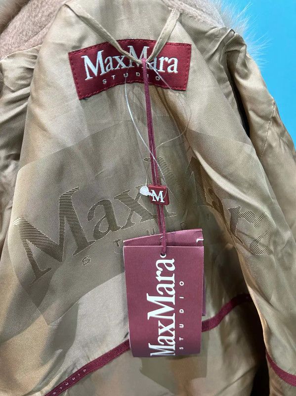 Max Mara MaxMara Camel Wool Coat for Women 0089 Size M / US 6-8 / IT 42-44 - 8 Thumbnail