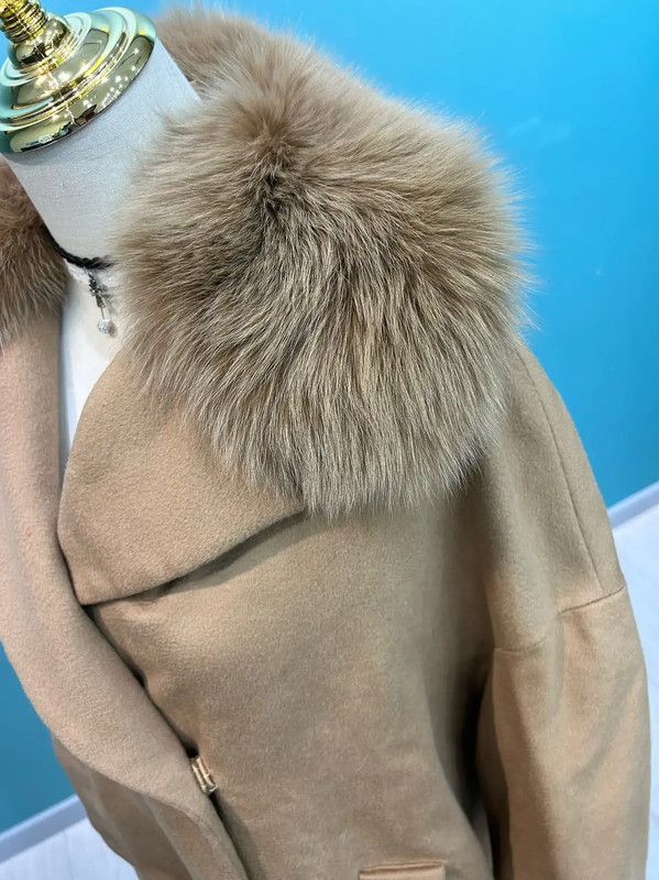 Max Mara MaxMara Camel Wool Coat for Women 0089 Size M / US 6-8 / IT 42-44 - 3 Thumbnail