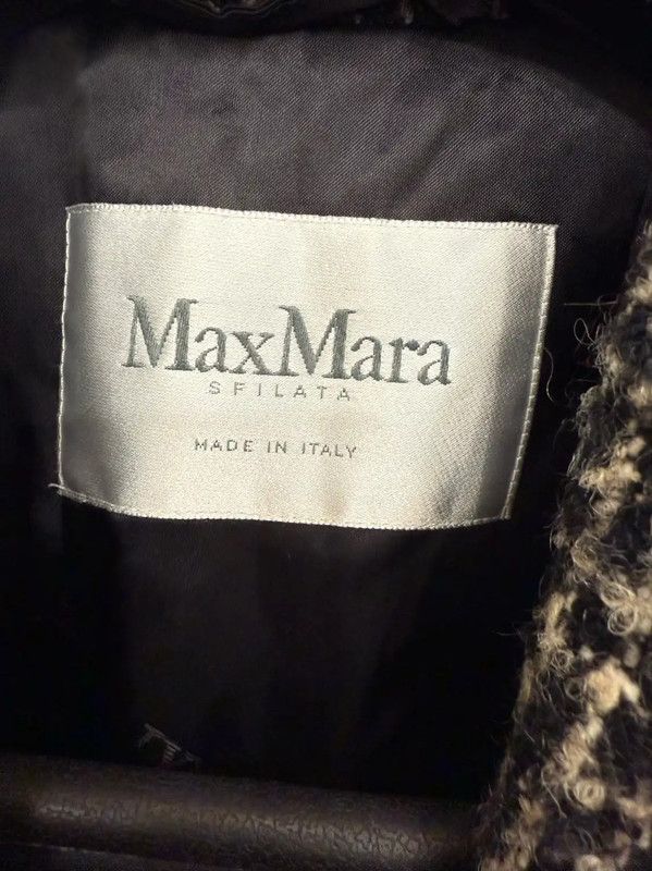Max Mara MaxMara Winter Long Gray Wool Blend Coat 0089 Size M / US 6-8 / IT 42-44 - 3 Thumbnail