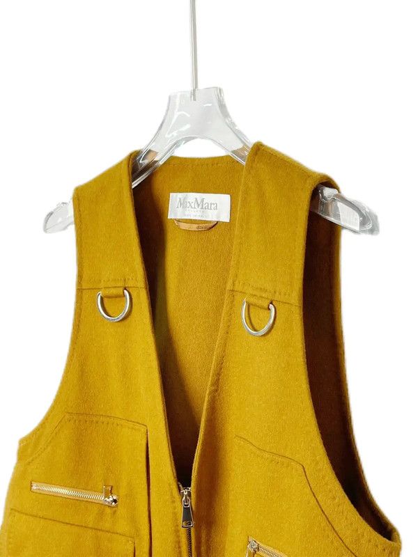 Max Mara MaxMara Brown Wool Women’s Coat 0089 Size M / US 6-8 / IT 42-44 - 4 Thumbnail