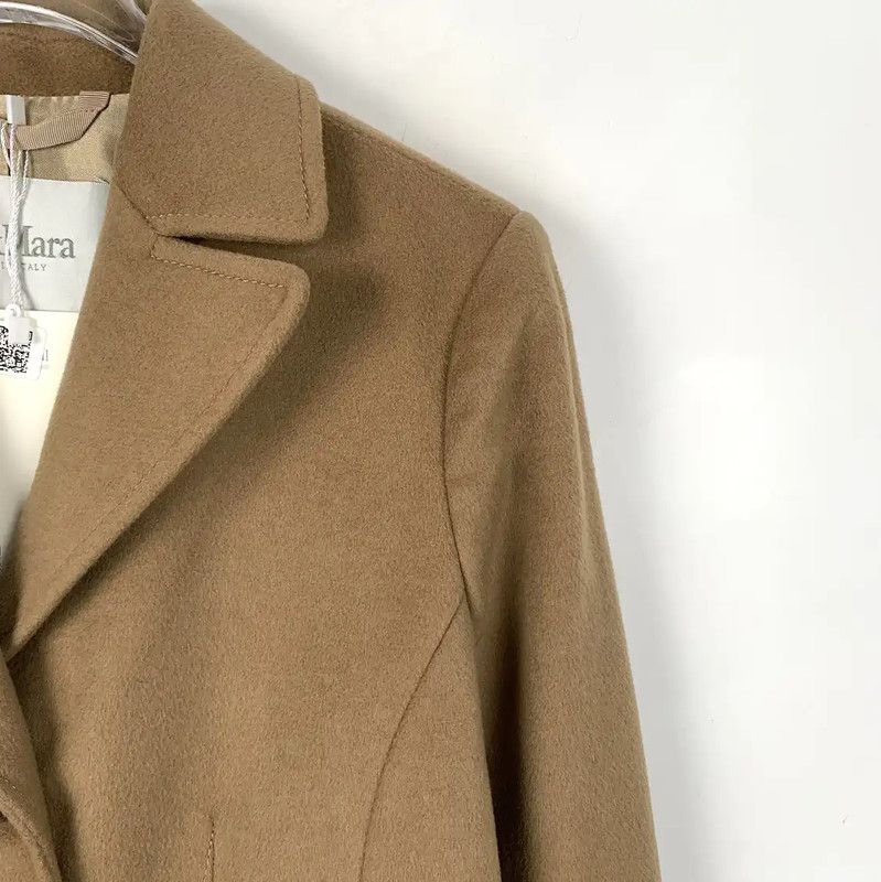 Max Mara MaxMara Camel Wool Ladies Coat 0089 Size M / US 6-8 / IT 42-44 - 3 Thumbnail