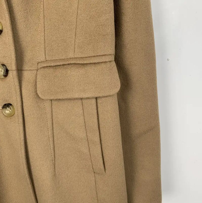 Max Mara MaxMara Camel Wool Ladies Coat 0089 Size M / US 6-8 / IT 42-44 - 4 Thumbnail