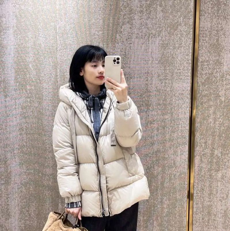 Max Mara MaxMara Beige Women's Down Jacket 0089 Size S / US 4 / IT 40 - 7 Thumbnail