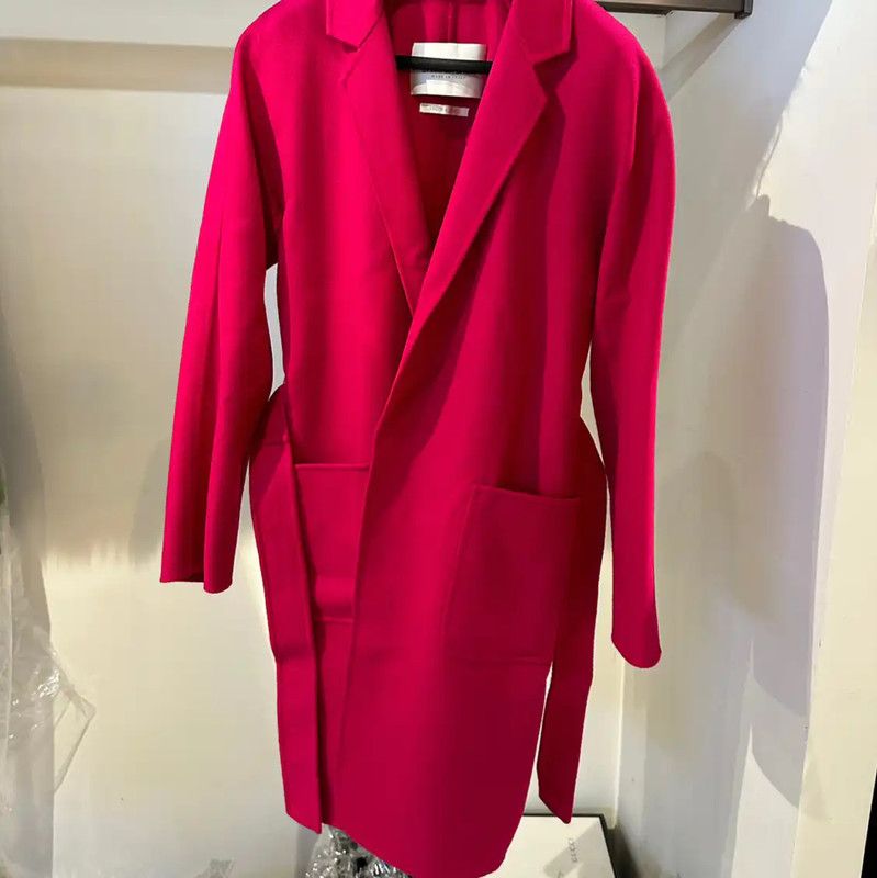Max Mara MaxMara Pink Wool Ladies Coat 0089 Size M / US 6-8 / IT 42-44 - 8 Thumbnail