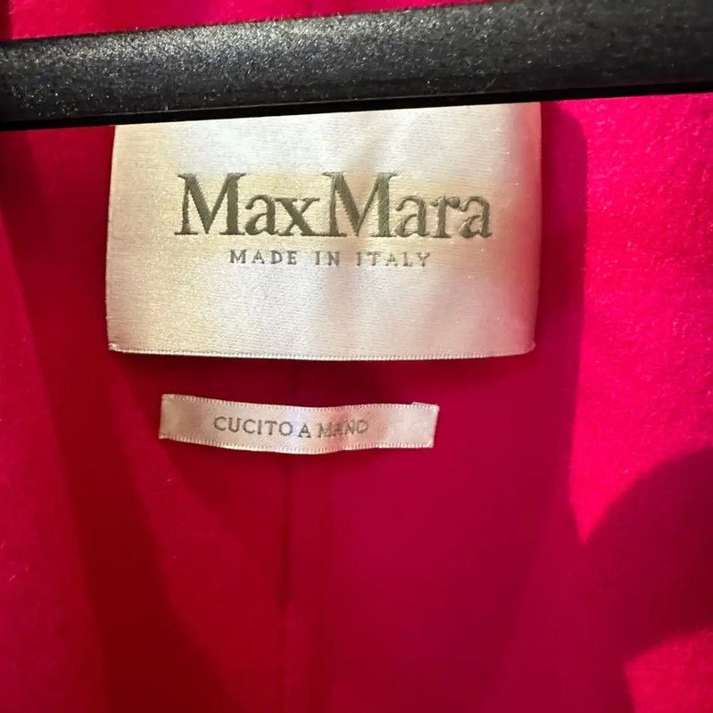 Max Mara MaxMara Pink Wool Ladies Coat 0089 Size M / US 6-8 / IT 42-44 - 5 Thumbnail