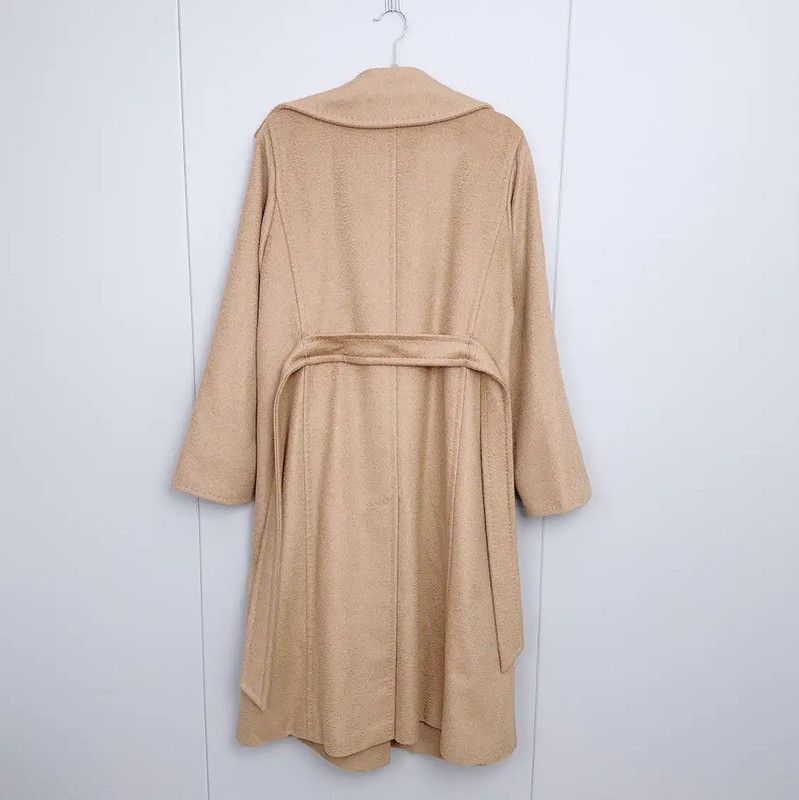 Max Mara MaxMara Camel Silk Women's Coat 0089 Size M / US 6-8 / IT 42-44 - 2 Thumbnail