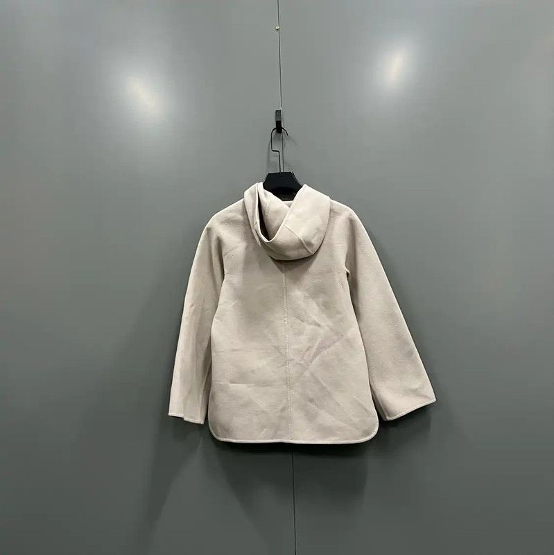 Max Mara MaxMara Khaki Cotton Women's Jacket 0089 Size ONE SIZE - 2 Thumbnail