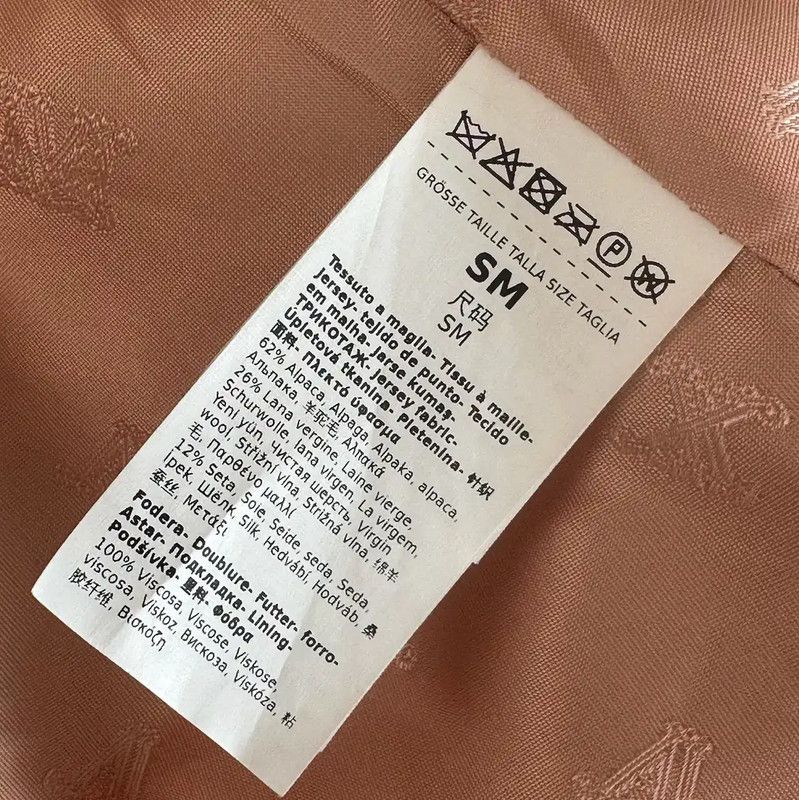Max Mara MaxMara Pink Alpaca Wool Cardigan 0089 Size S / US 4 / IT 40 - 9 Thumbnail