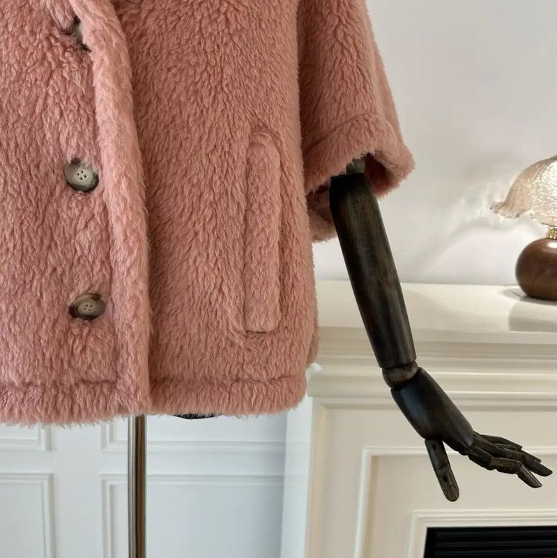 Max Mara MaxMara Pink Alpaca Wool Cardigan 0089 Size S / US 4 / IT 40 - 3 Thumbnail
