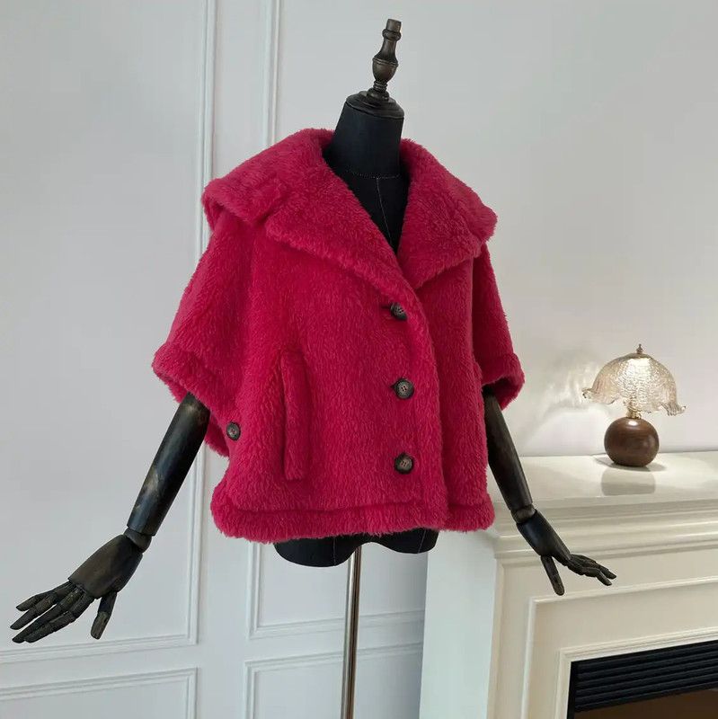 Max Mara MaxMara Pink Alpaca Wool Women's Cardigan 0089 Size S / US 4 / IT 40 - 7 Thumbnail