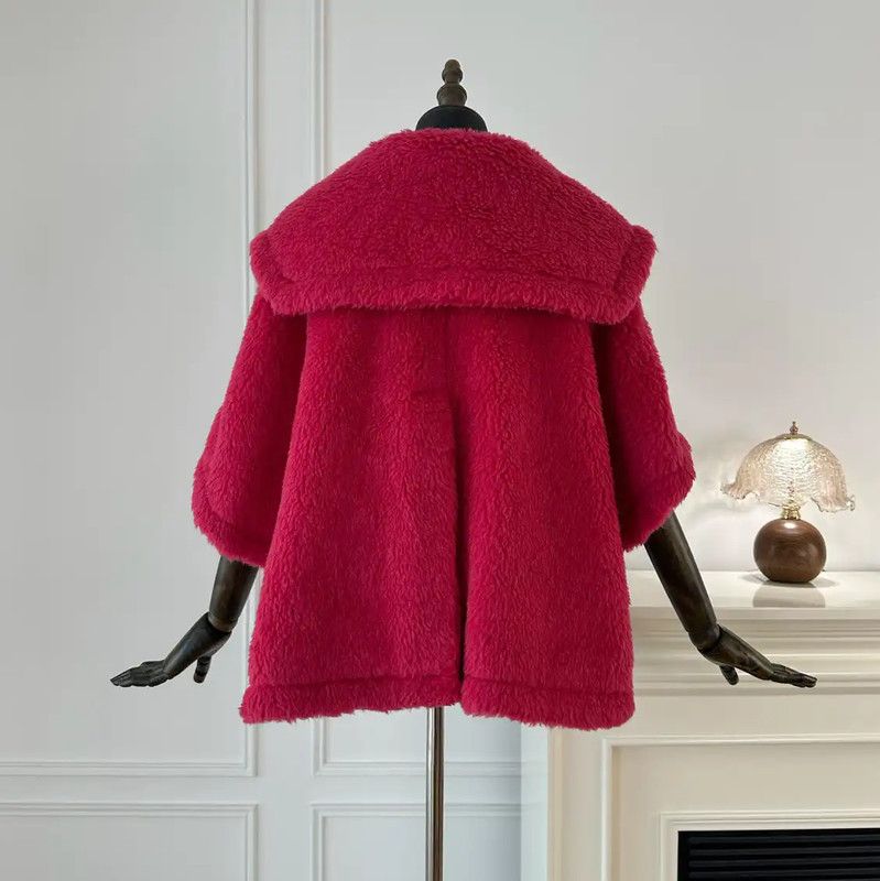 Max Mara MaxMara Pink Alpaca Wool Women's Cardigan 0089 Size S / US 4 / IT 40 - 2 Thumbnail