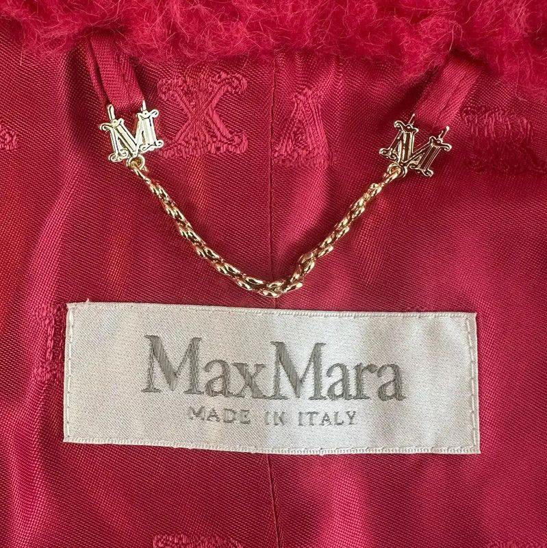 Max Mara MaxMara Pink Alpaca Wool Women's Cardigan 0089 Size S / US 4 / IT 40 - 8 Thumbnail
