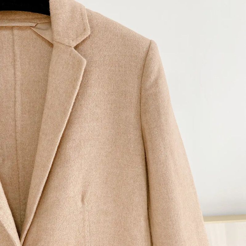 Max Mara MaxMara Khaki Women's Spring Jacket 0089 Size M / US 6-8 / IT 42-44 - 4 Thumbnail
