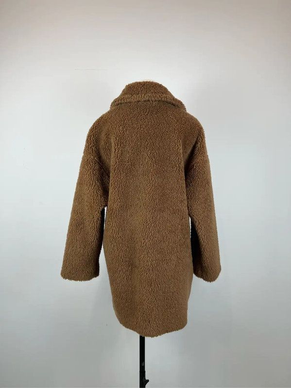 Max Mara MaxMara Beige Wool Women's Coat 0089 Size M / US 6-8 / IT 42-44 - 3 Thumbnail