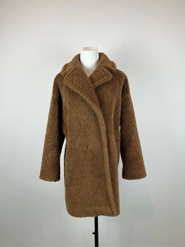 Max Mara MaxMara Beige Wool Women's Coat 0089 Size M / US 6-8 / IT 42-44 - 2 Thumbnail