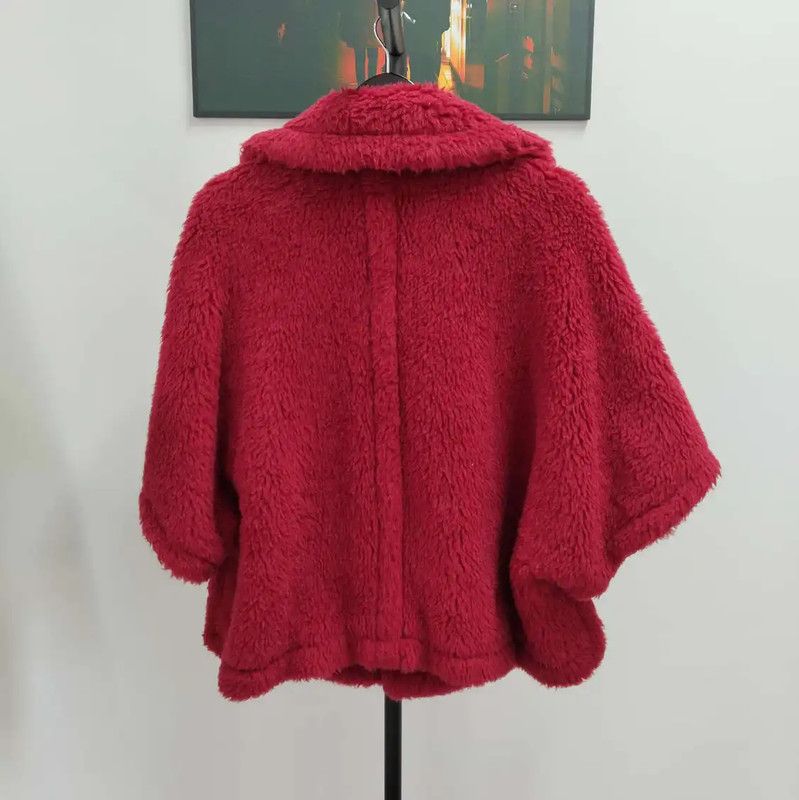 Max Mara MaxMara Winter Red Wool Short Coat 0089 Size S / US 4 / IT 40 - 2 Thumbnail