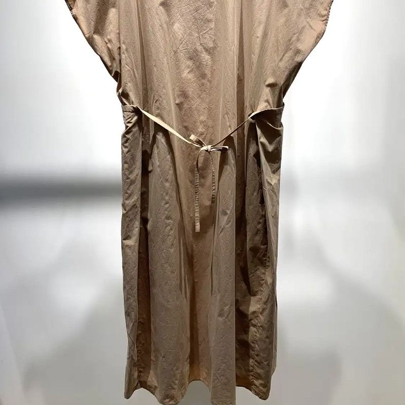 Max Mara MaxMara Brown Cotton Dress for Women 0089 Size S / US 4 / IT 40 - 2 Thumbnail