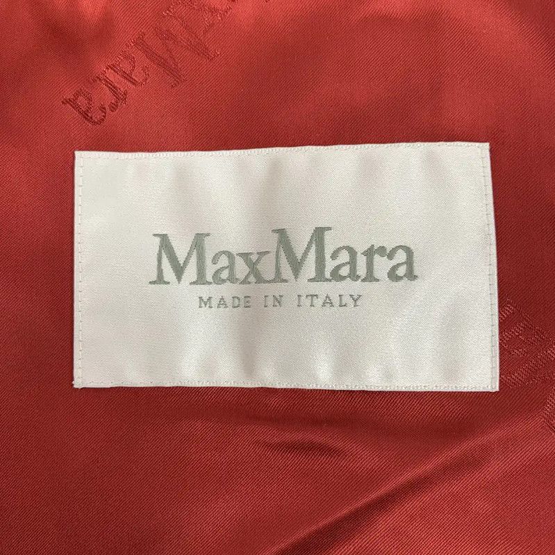 Max Mara MaxMara Red Wool Women’s Coat 0089 Size S / US 4 / IT 40 - 5 Thumbnail