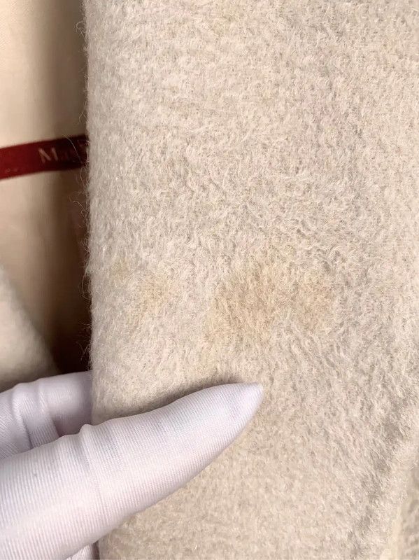 Max Mara MaxMara Light Pink Women's Coat with Fur Collar 0089 Size S / US 4 / IT 40 - 9 Thumbnail