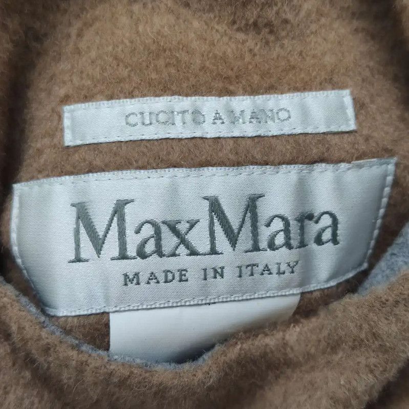 Max Mara MaxMara Stylish Brown Belted Coat for Women 0089 Size L / US 10 / IT 46 - 6 Thumbnail