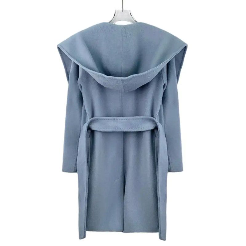 Max Mara MaxMara Blue Women's Coat - Size S 0089 Size S / US 4 / IT 40 - 2 Thumbnail