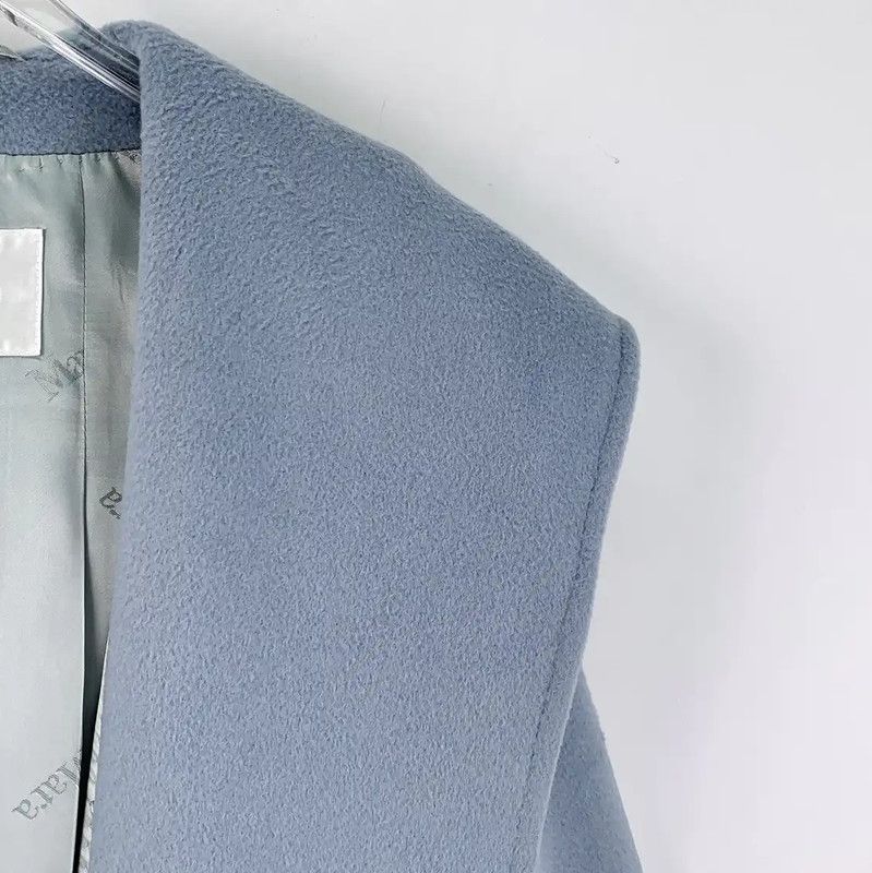Max Mara MaxMara Blue Women's Coat - Size S 0089 Size S / US 4 / IT 40 - 3 Thumbnail