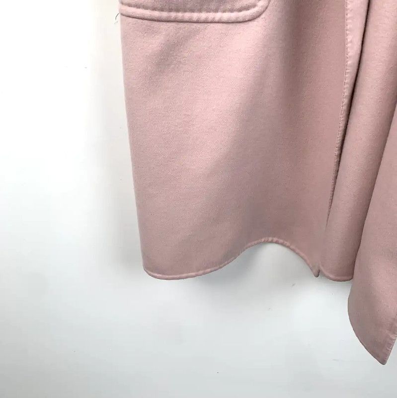 Max Mara MaxMara Women's Pink Wool Coat 0089 Size S / US 4 / IT 40 - 5 Thumbnail
