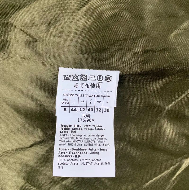 Max Mara MaxMara XL Green Women's Coat 0089 Size XL / US 12-14 / IT 48-50 - 5 Thumbnail