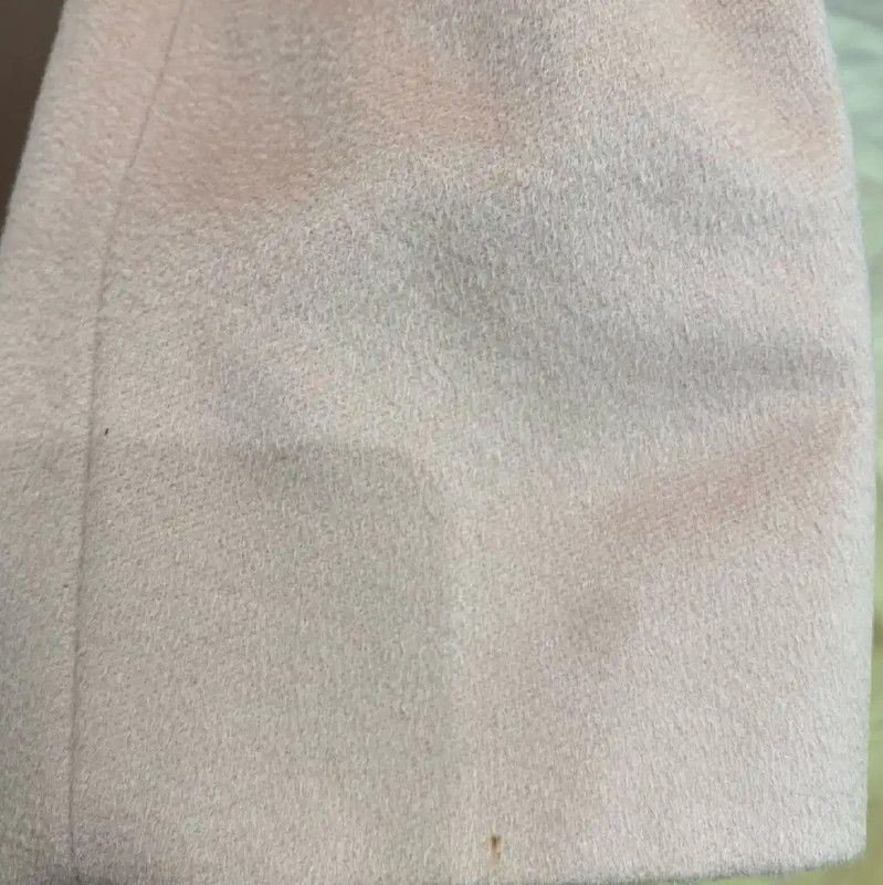 Max Mara MaxMara Pink Wool Women's Coat with Fur Collar 0089 Size S / US 4 / IT 40 - 6 Thumbnail