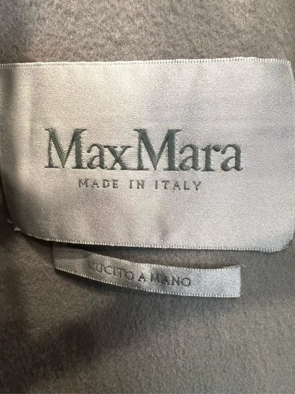 Max Mara MaxMara Beige Wool Cashmere Women's Coat 0089 Size S / US 4 / IT 40 - 4 Thumbnail