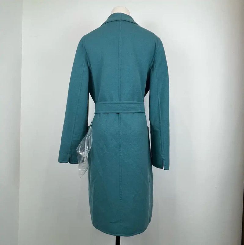 Max Mara MaxMara Wool Coat in Lake Blue 0089 Size S / US 4 / IT 40 - 2 Thumbnail