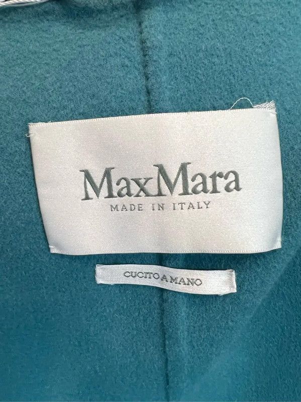 Max Mara MaxMara Wool Coat in Lake Blue 0089 Size S / US 4 / IT 40 - 3 Thumbnail
