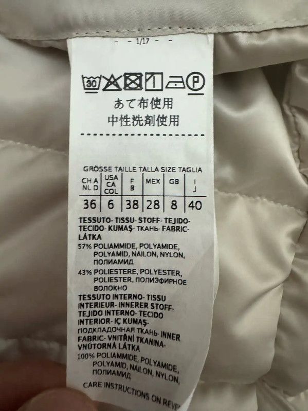 Max Mara MaxMara Silver Long Padded Coat 0089 Size M / US 6-8 / IT 42-44 - 7 Thumbnail