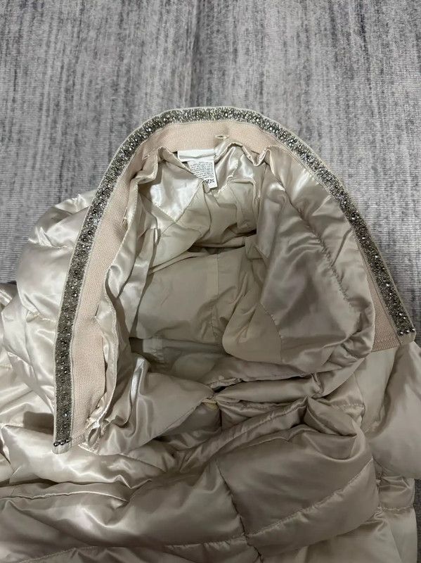 Max Mara MaxMara Silver Long Padded Coat 0089 Size M / US 6-8 / IT 42-44 - 8 Thumbnail