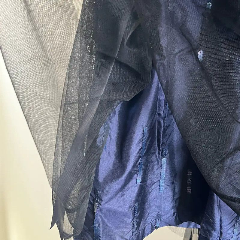 Max Mara MaxMara Deep Blue Dress in Polyester 0089 Size M / US 6-8 / IT 42-44 - 4 Thumbnail
