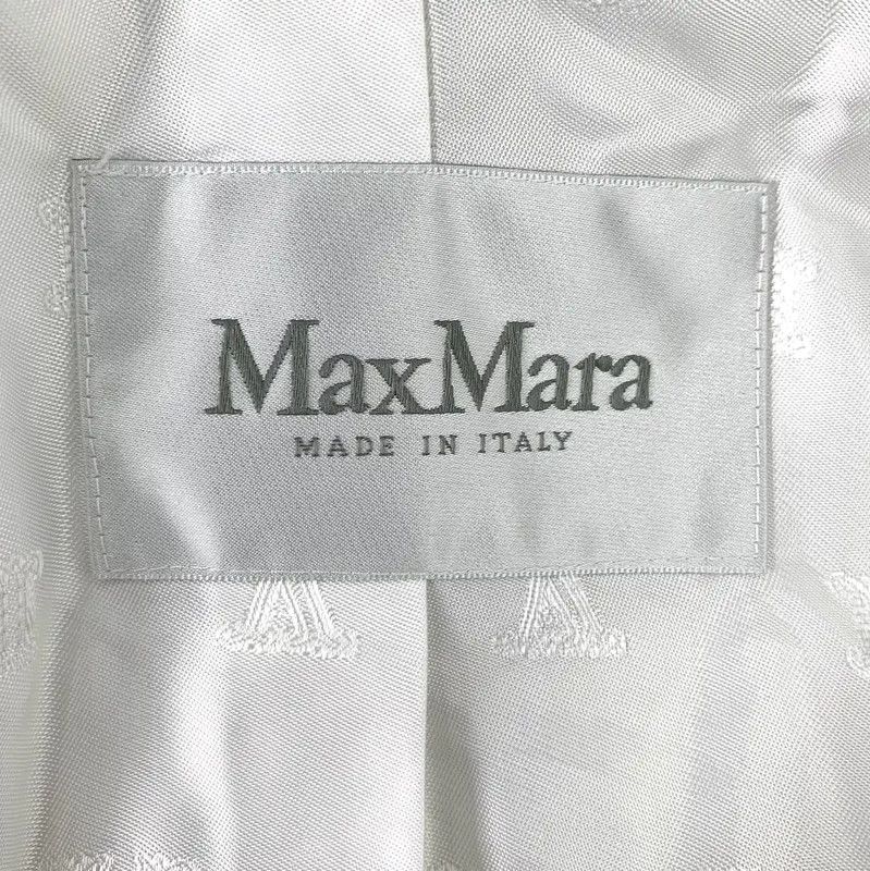 Max Mara MaxMara White Silk Women's Cotton Jacket 0089 Size S / US 4 / IT 40 - 5 Thumbnail
