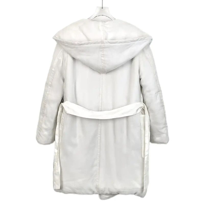 Max Mara MaxMara White Silk Women's Cotton Jacket 0089 Size S / US 4 / IT 40 - 2 Thumbnail